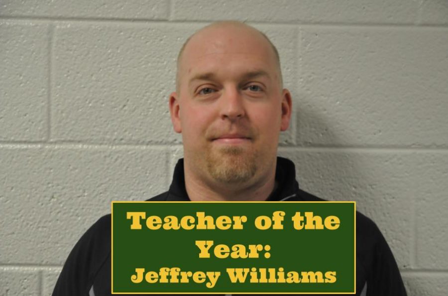 Jeffrey Williams, Teacher of the Year, has been a beloved math teacher and coach at West for several years. 
