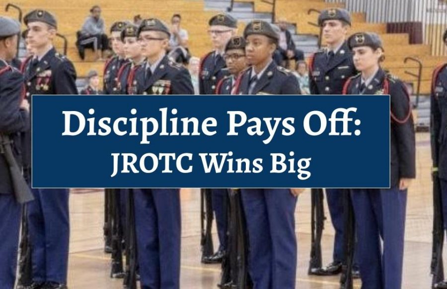 The+JROTC+program+at+their+most+recent+competition.+The+West+chapter+has+enjoyed+big+wins+this+year.