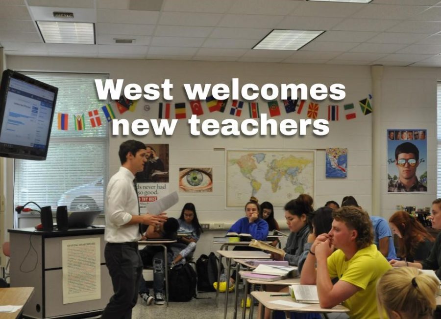 Stephen Langford teaches one of his English IV classes in the afternoon. West as welcomed a handful of new teachers this school year.
