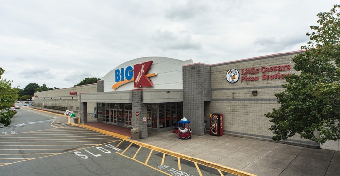 Clouds roll over the K-Mart in question. It was a stormy day when the news came to surface.