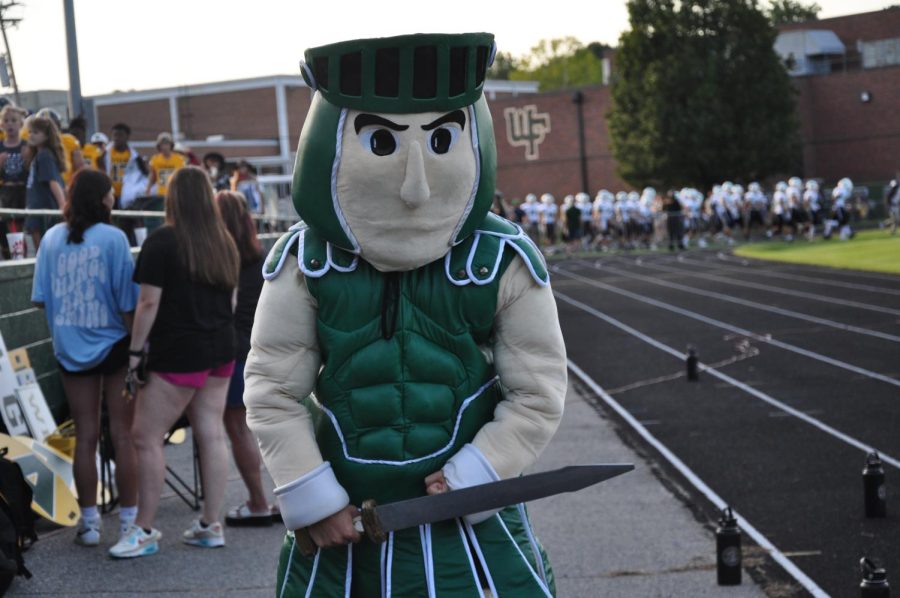 The West Forsyth Titan poses for a photo.