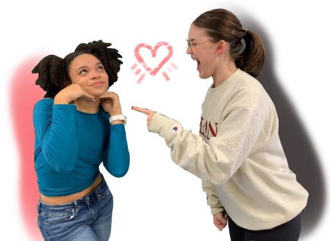 Two people argue over Valentines Day