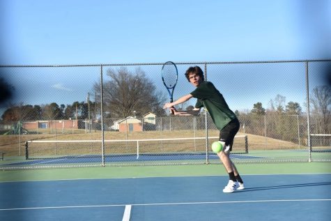 Swinging Into Action: Boys tennis prepares for their season
