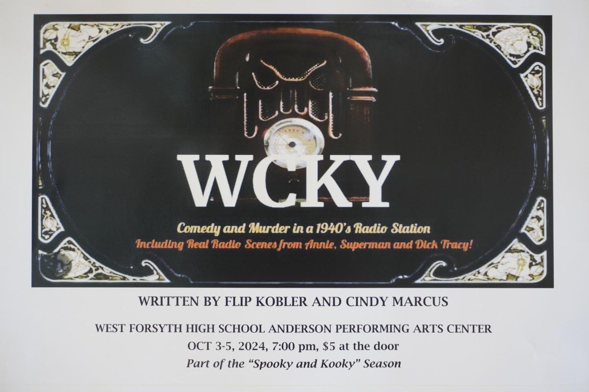 WCKY promotional poster. 