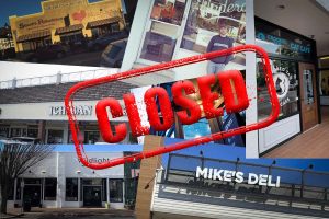Photos of Winston-Salem buildings being closed.