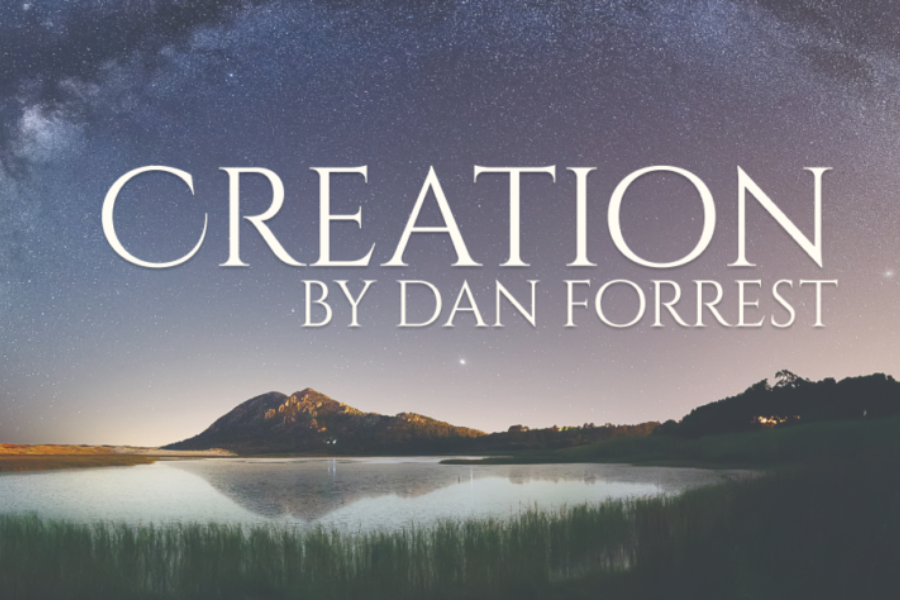 Promotional poster for Dan Forrest's oratorio, "Creation"