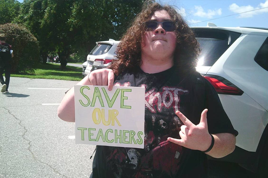 West Forsyth School Teacher Protest