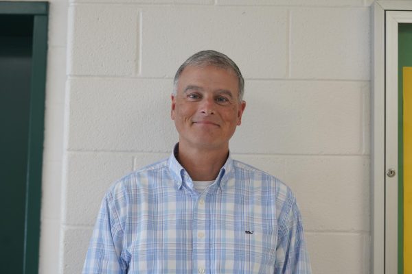 Girl's tennis coach Jeff Rickert