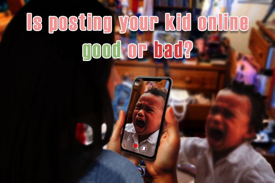 Recording and posting kids graphic