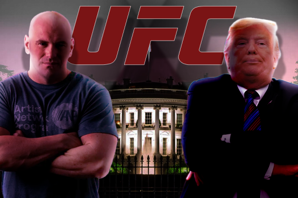 The White House hosting a ufc fight.